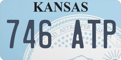 KS license plate 746ATP