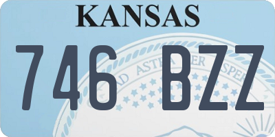 KS license plate 746BZZ