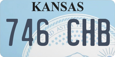 KS license plate 746CHB