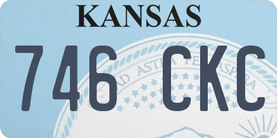 KS license plate 746CKC