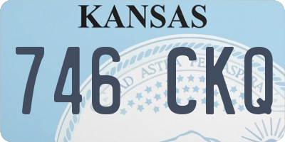 KS license plate 746CKQ