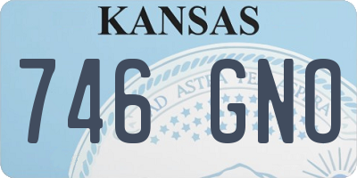 KS license plate 746GNO