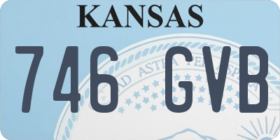 KS license plate 746GVB