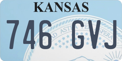 KS license plate 746GVJ