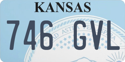 KS license plate 746GVL