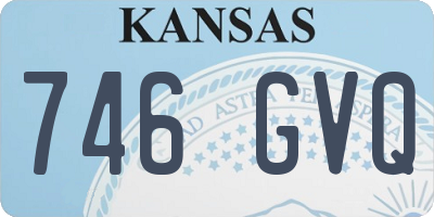 KS license plate 746GVQ