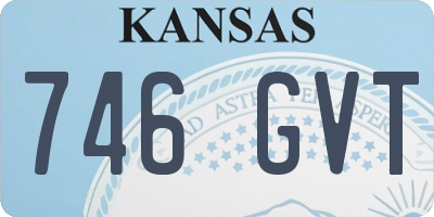 KS license plate 746GVT