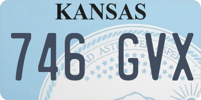 KS license plate 746GVX