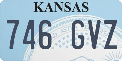 KS license plate 746GVZ