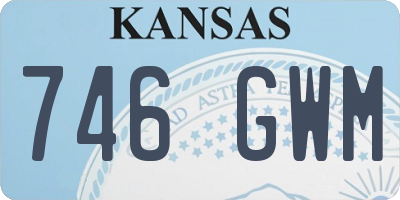 KS license plate 746GWM