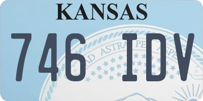 KS license plate 746IDV