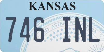 KS license plate 746INL