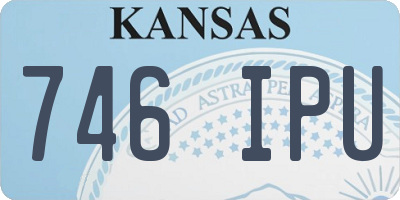 KS license plate 746IPU