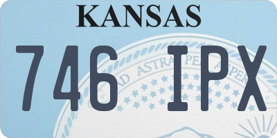 KS license plate 746IPX