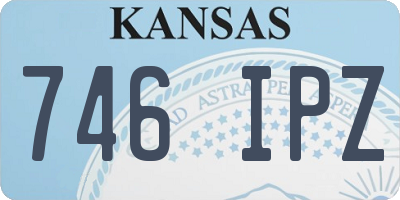 KS license plate 746IPZ