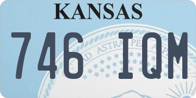 KS license plate 746IQM