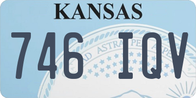 KS license plate 746IQV