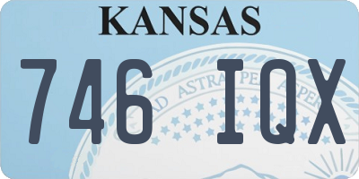 KS license plate 746IQX