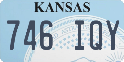 KS license plate 746IQY