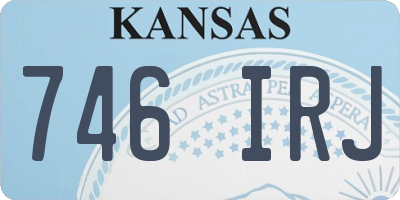KS license plate 746IRJ