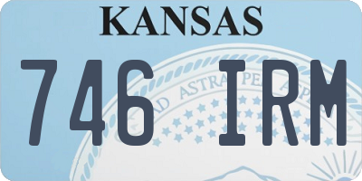 KS license plate 746IRM