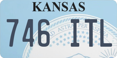KS license plate 746ITL