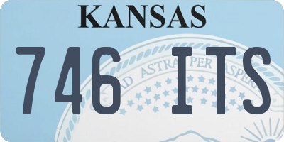 KS license plate 746ITS