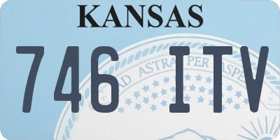KS license plate 746ITV