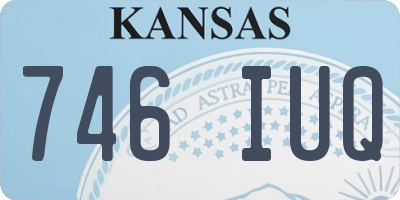 KS license plate 746IUQ