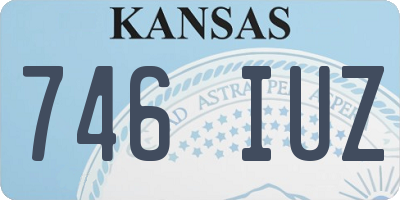 KS license plate 746IUZ