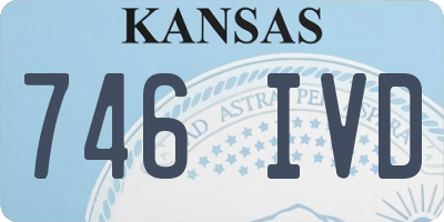 KS license plate 746IVD