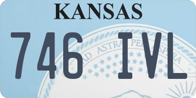 KS license plate 746IVL