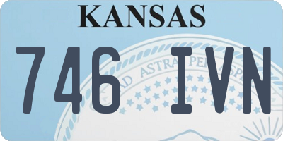 KS license plate 746IVN