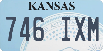 KS license plate 746IXM