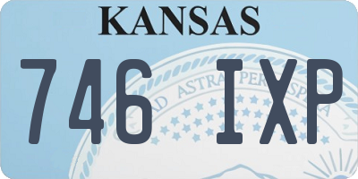 KS license plate 746IXP