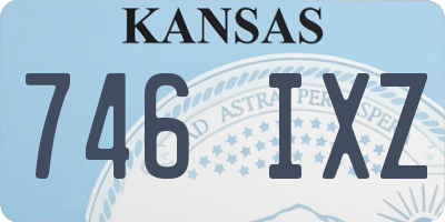 KS license plate 746IXZ