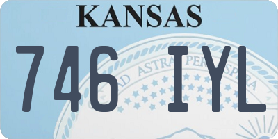 KS license plate 746IYL