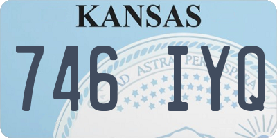 KS license plate 746IYQ