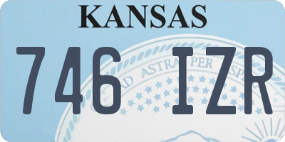 KS license plate 746IZR