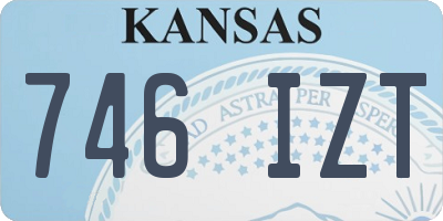 KS license plate 746IZT