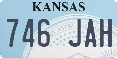 KS license plate 746JAH