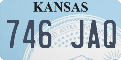KS license plate 746JAQ