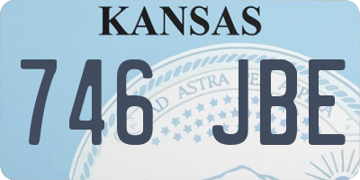 KS license plate 746JBE