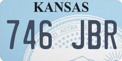 KS license plate 746JBR