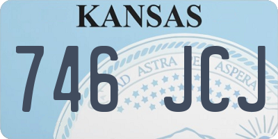 KS license plate 746JCJ