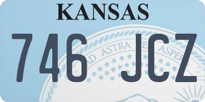 KS license plate 746JCZ