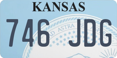 KS license plate 746JDG