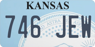 KS license plate 746JEW