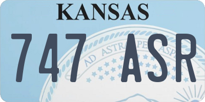 KS license plate 747ASR