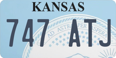 KS license plate 747ATJ